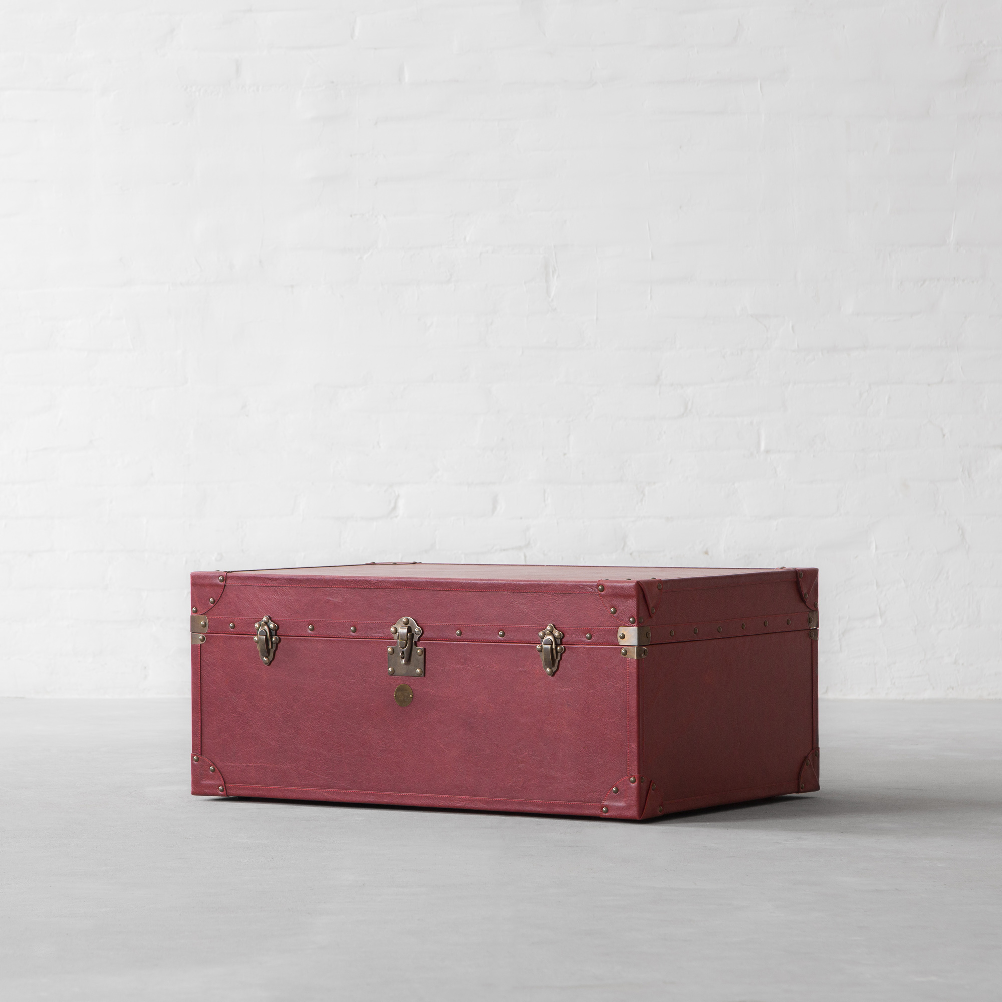 Udaipur Leather Trunk Coffee Table