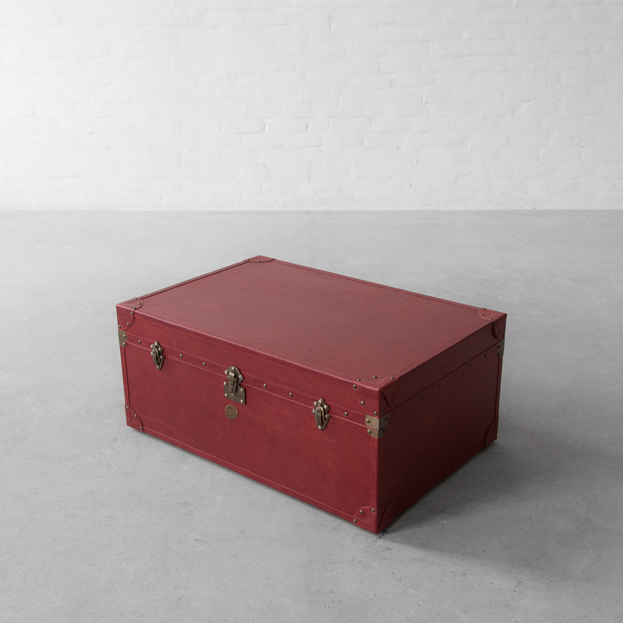 Udaipur Leather Trunk Coffee Table