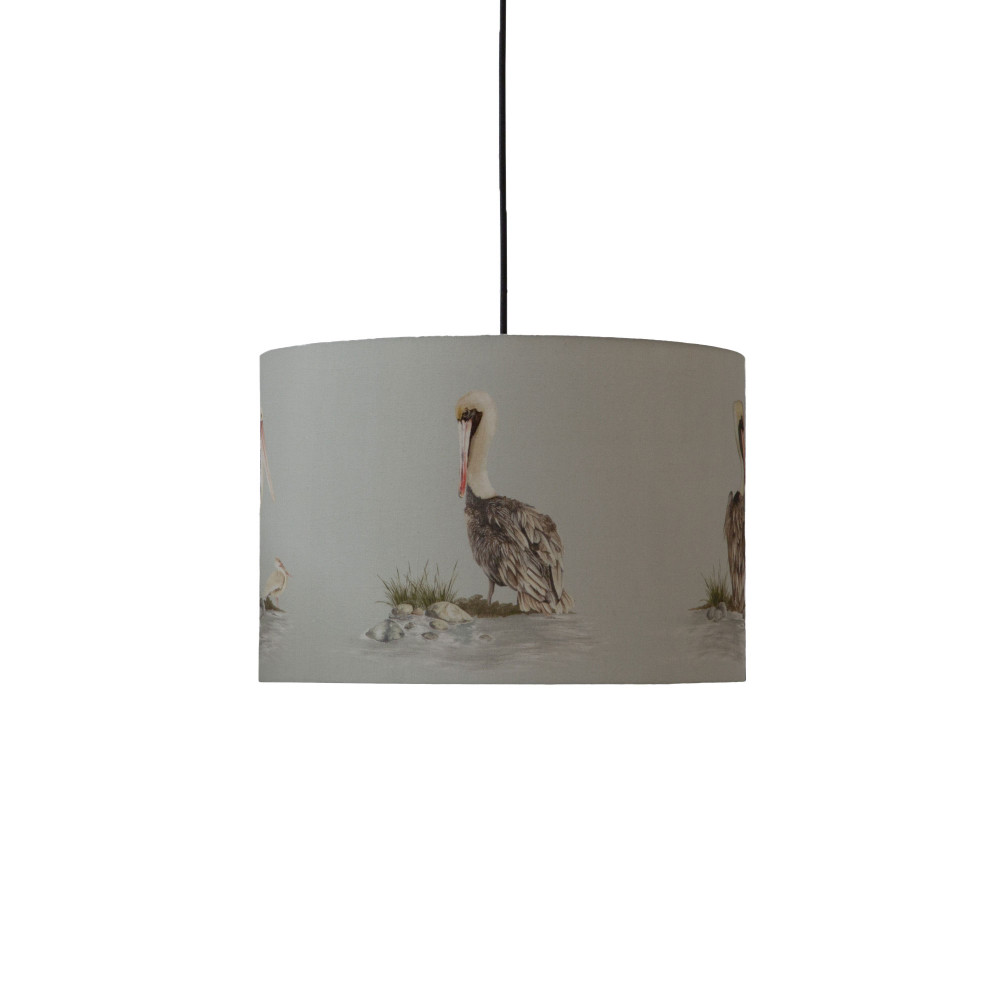 Villa Cylindrical Pendant-Poised Pelicans