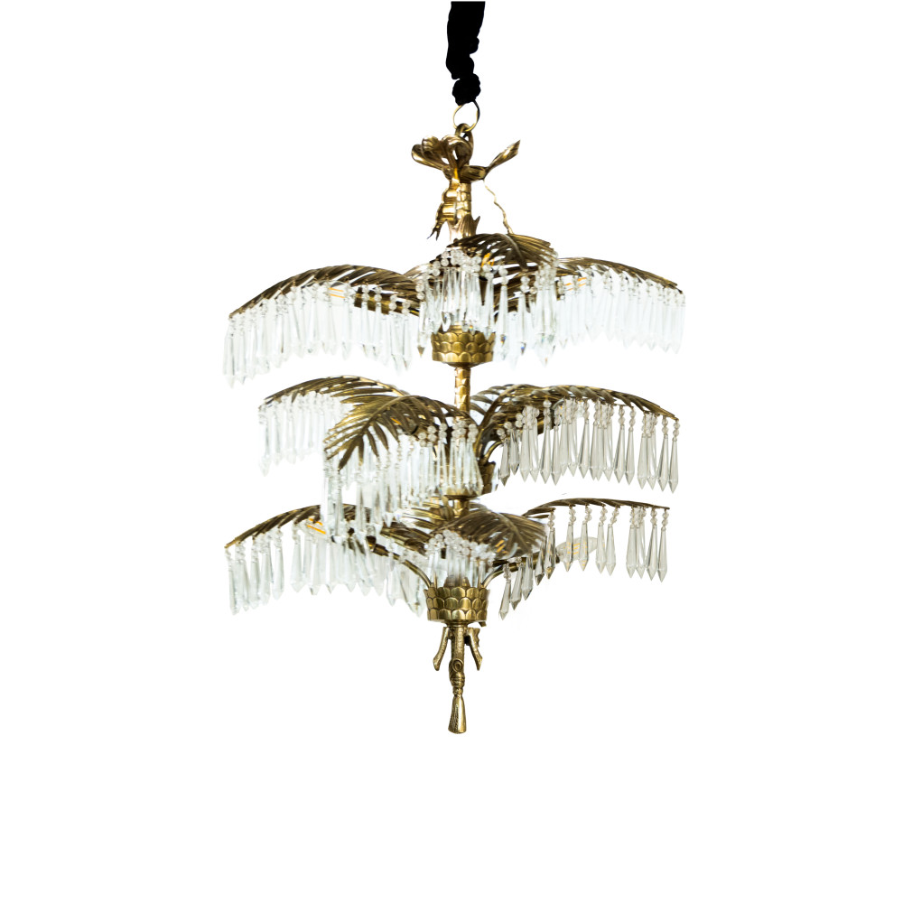 Versailles Palm Chandelier (3-tier)