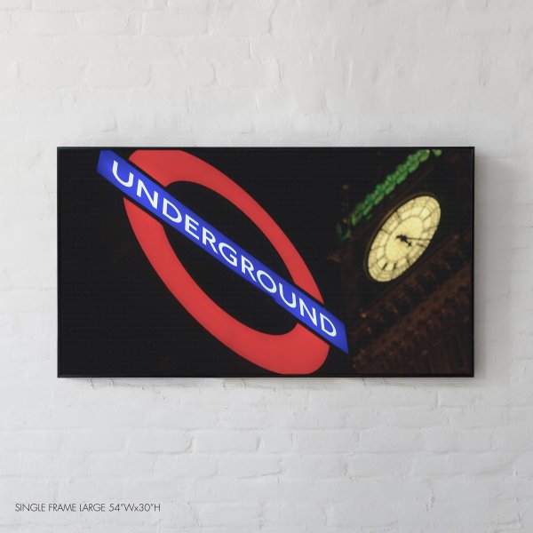 Westminster Underground Station Signage, Big Ben, London