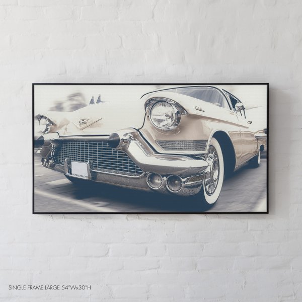 1957 Cadillac Eldorado Seville,Bonnet Close-up