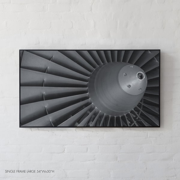 Detail of an Airplane Rotor Turbine Engine