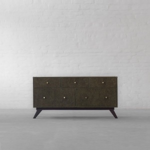 Colaba Leather Clad Chest of Drawers