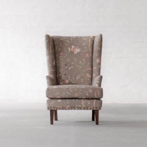 Candolim Fabric Wingback Chair