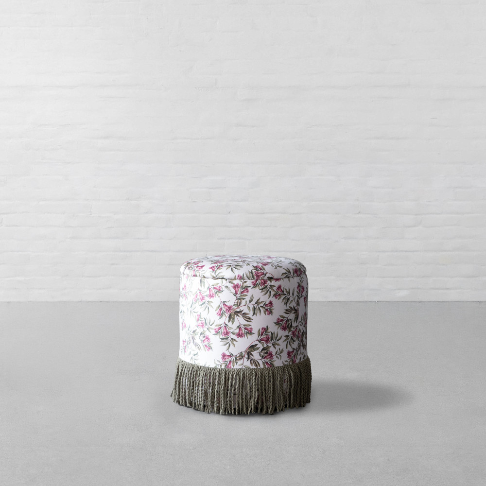 Starling Cotton Sateen Fabric Ottoman