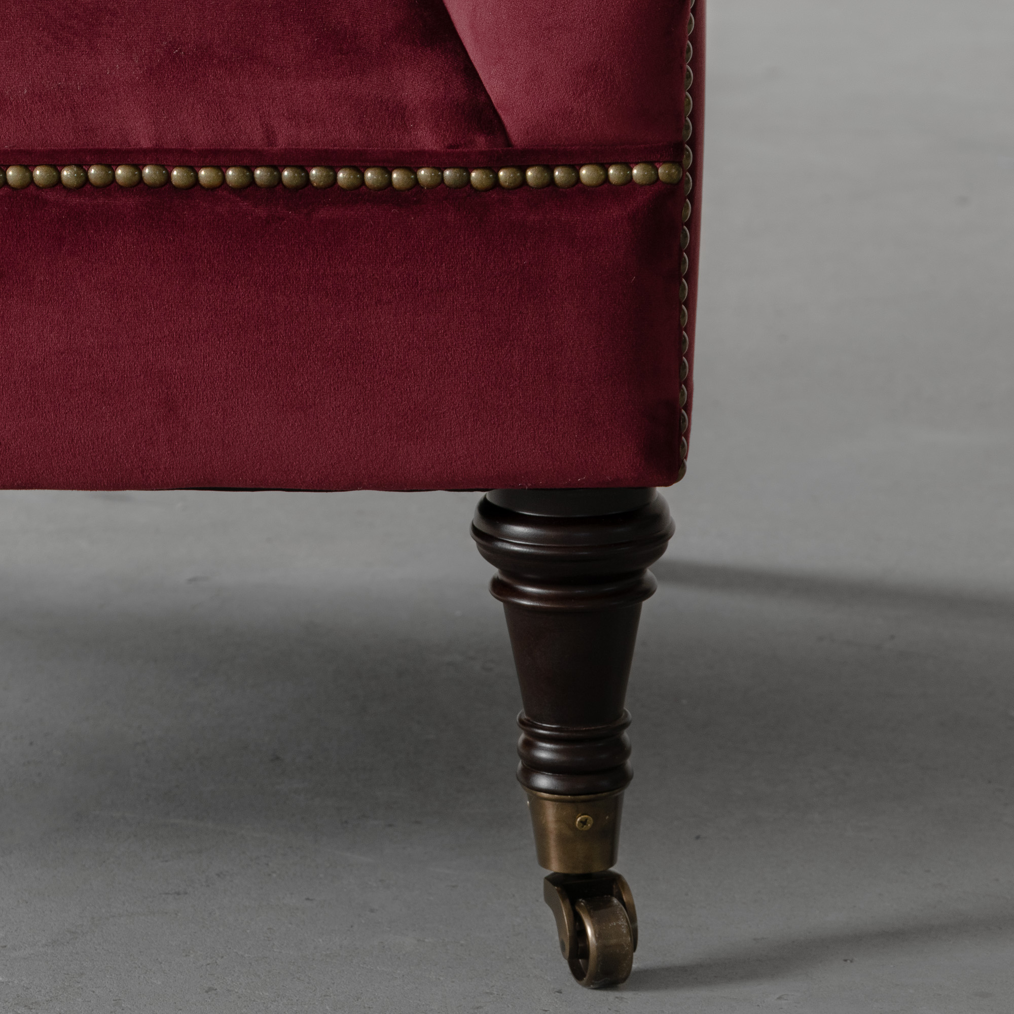 Wing Back Tufted Armchair