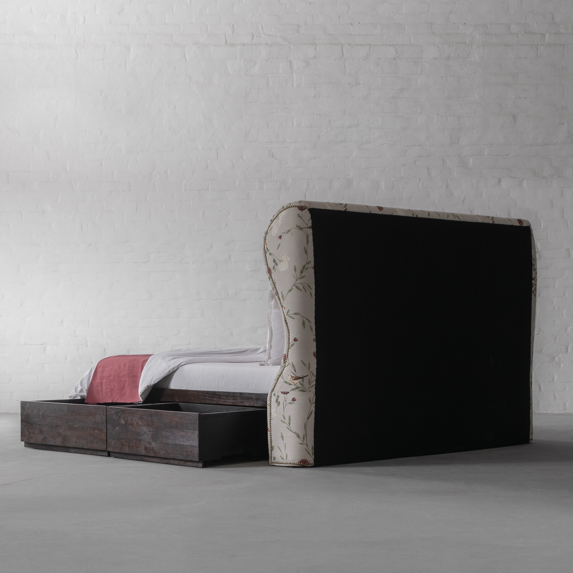 Wingback Bed Collection with Drawer Storage – Stylish & Functional Beds