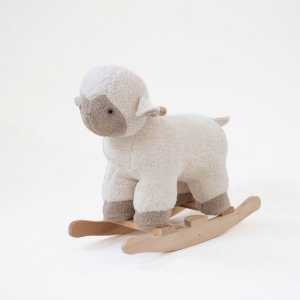 Pottery barn rocking 2025 lamb