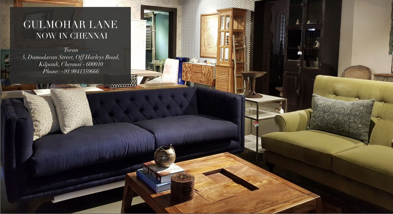 Handcrafted Living Room Furniture in India Gulmohar Lane